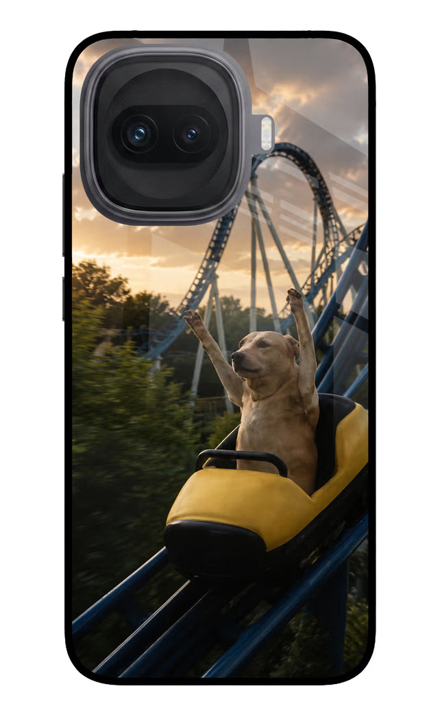 Rollercoaster Dog iQOO 15R 5G Glass Case
