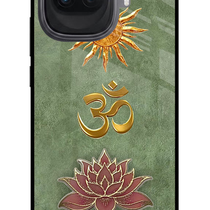 Om & Lotus iQOO 15R 5G Glass Case
