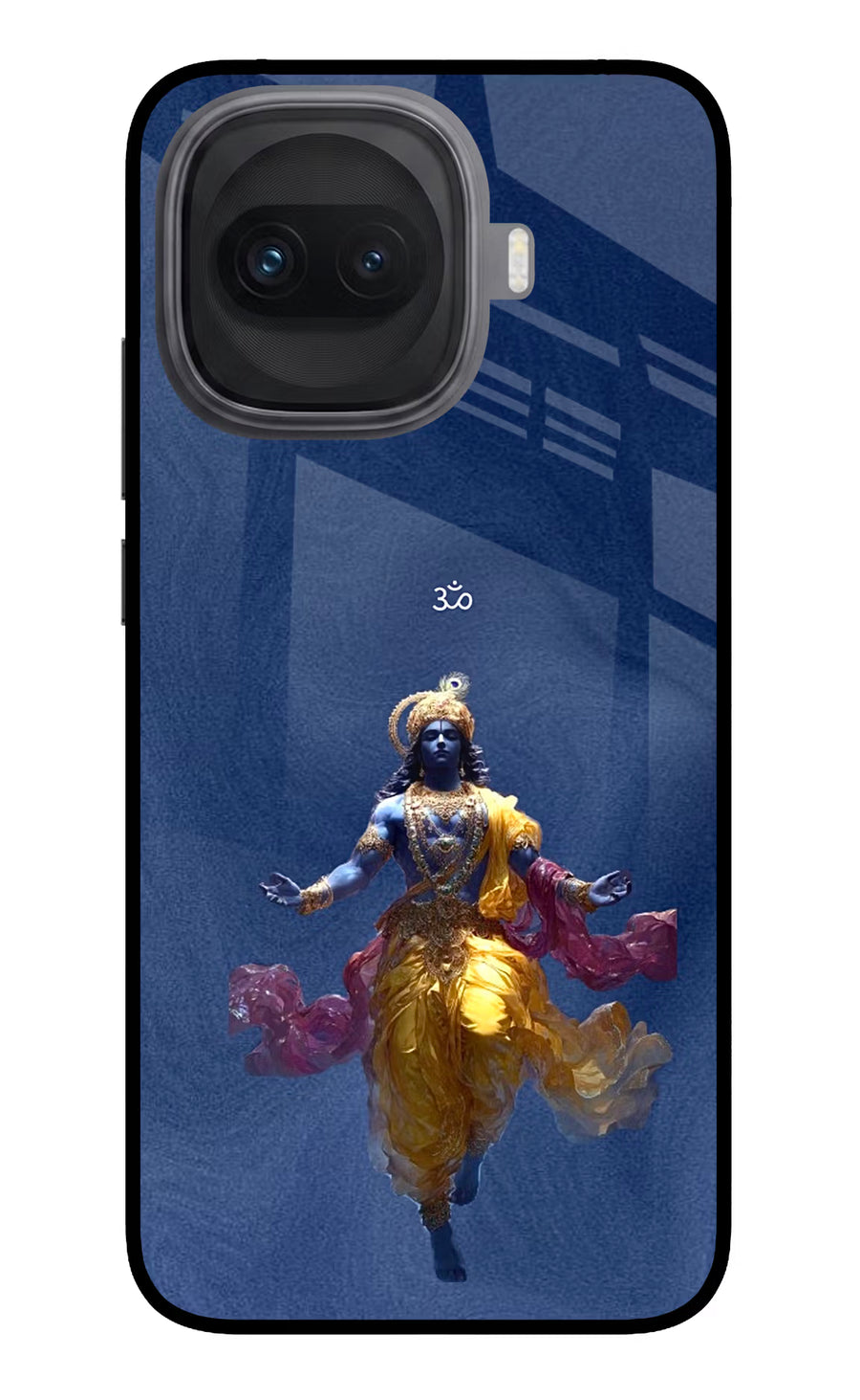 Cosmic Krishna iQOO 15R 5G Back Cover, Glass case