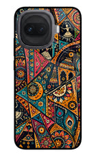 Folk Print iQOO 15R 5G Glass Case