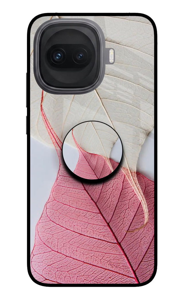 White Pink Leaf iQOO 15R 5G Pop Case by Casekaro