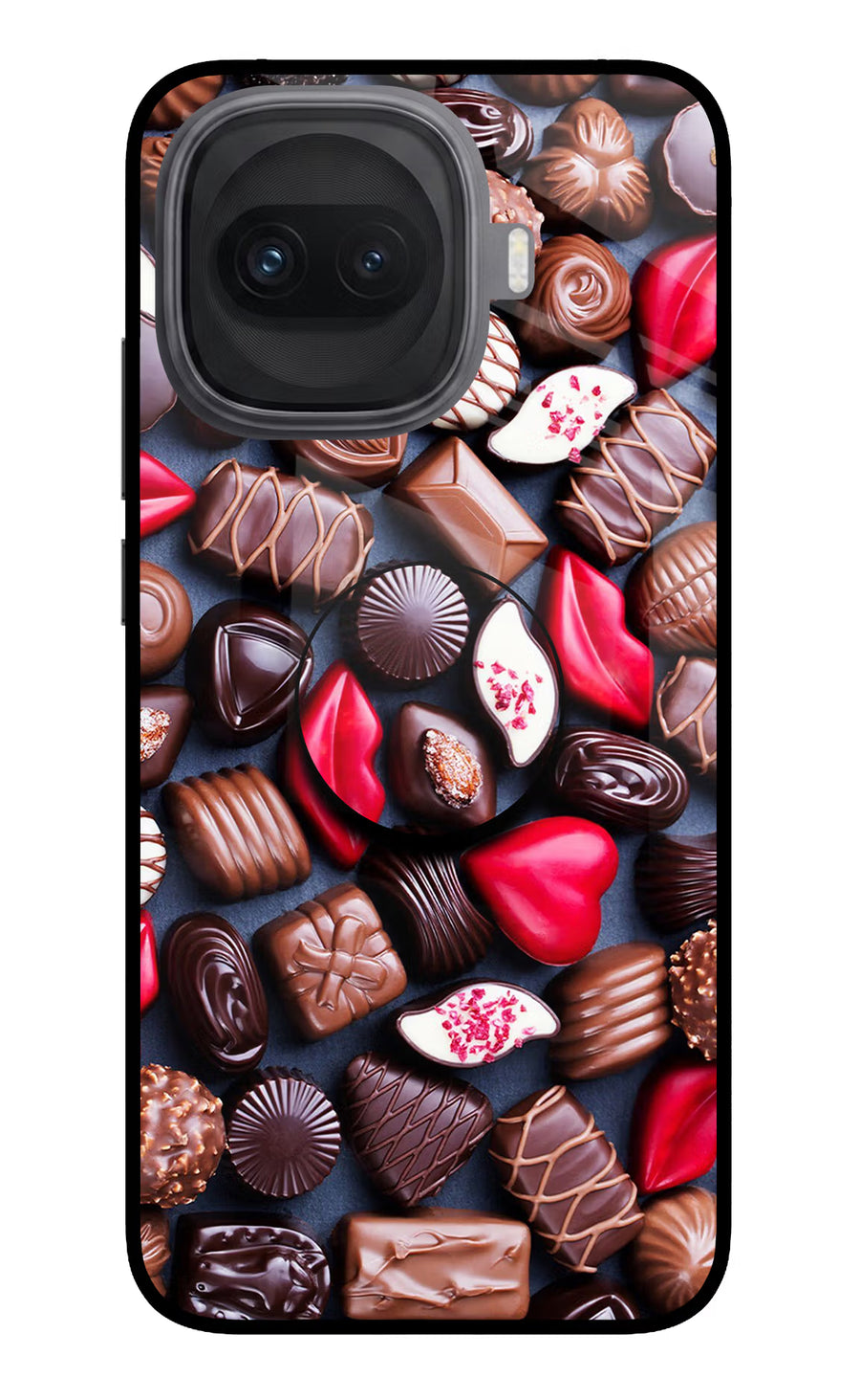 Chocolates iQOO 15R 5G Pop Case, Glass case