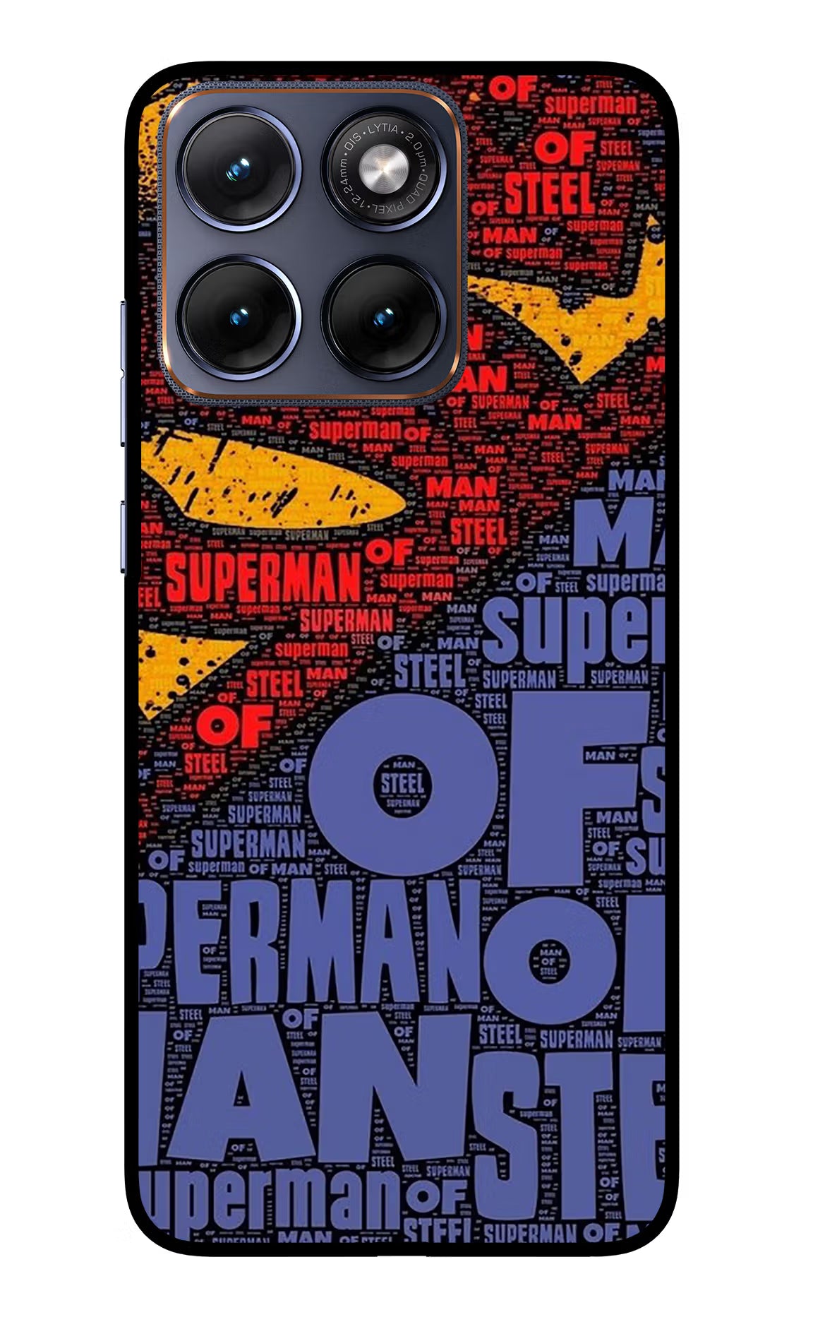 Superman Moto Edge 70 Fusion Glass Case