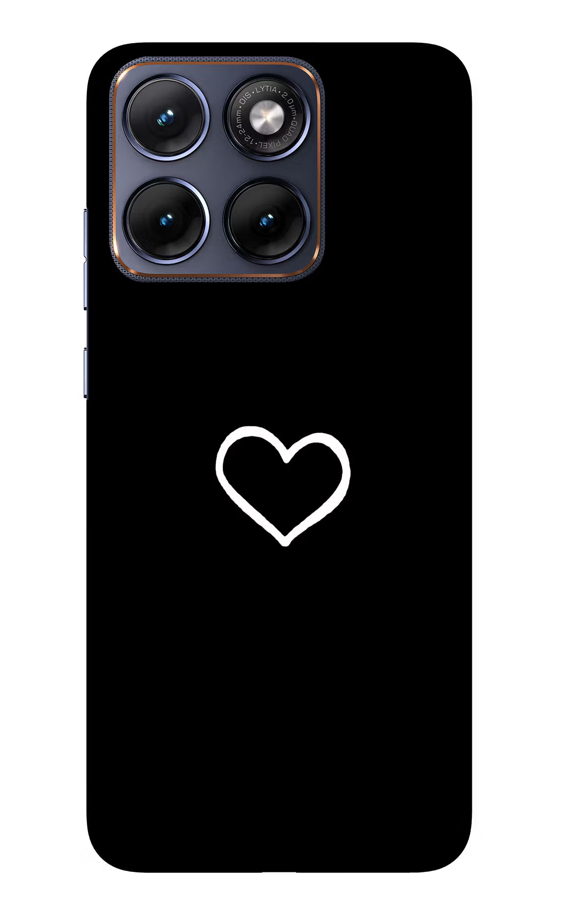 Heart Moto Edge 70 Fusion Glass Case Back Cover by Casekaro