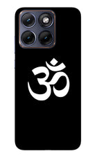Om Moto Edge 70 Fusion Glass Case Back Cover by Casekaro