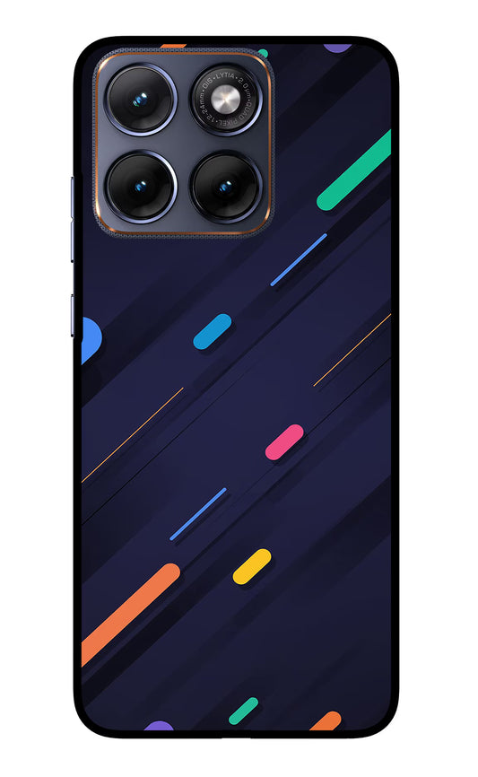 Abstract Design Moto Edge 70 Fusion Glass Case