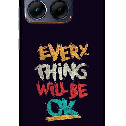 Everything Will Be Ok Moto Edge 70 Fusion Glass Case
