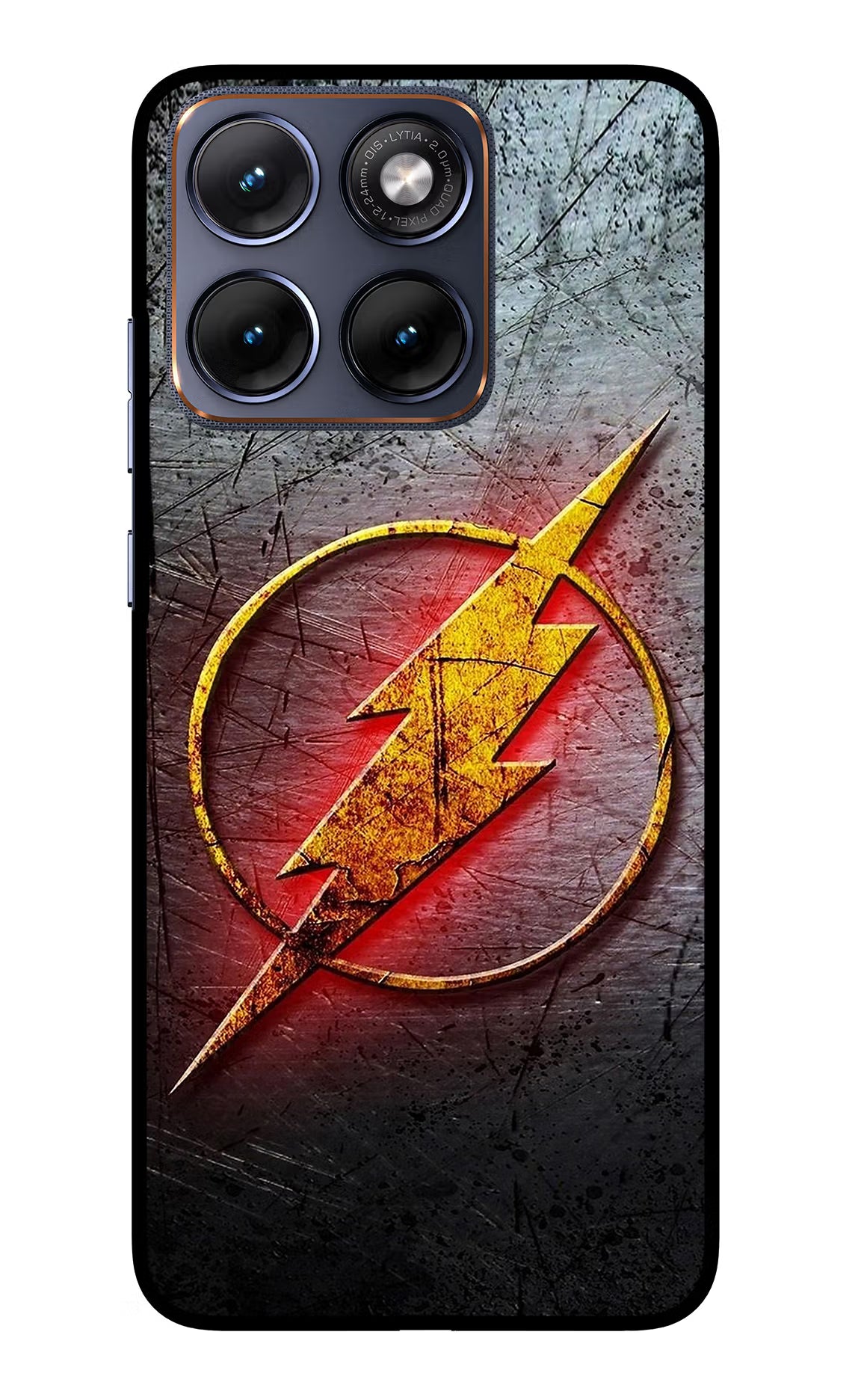 Flash Moto Edge 70 Fusion Glass Case Back Cover by Casekaro