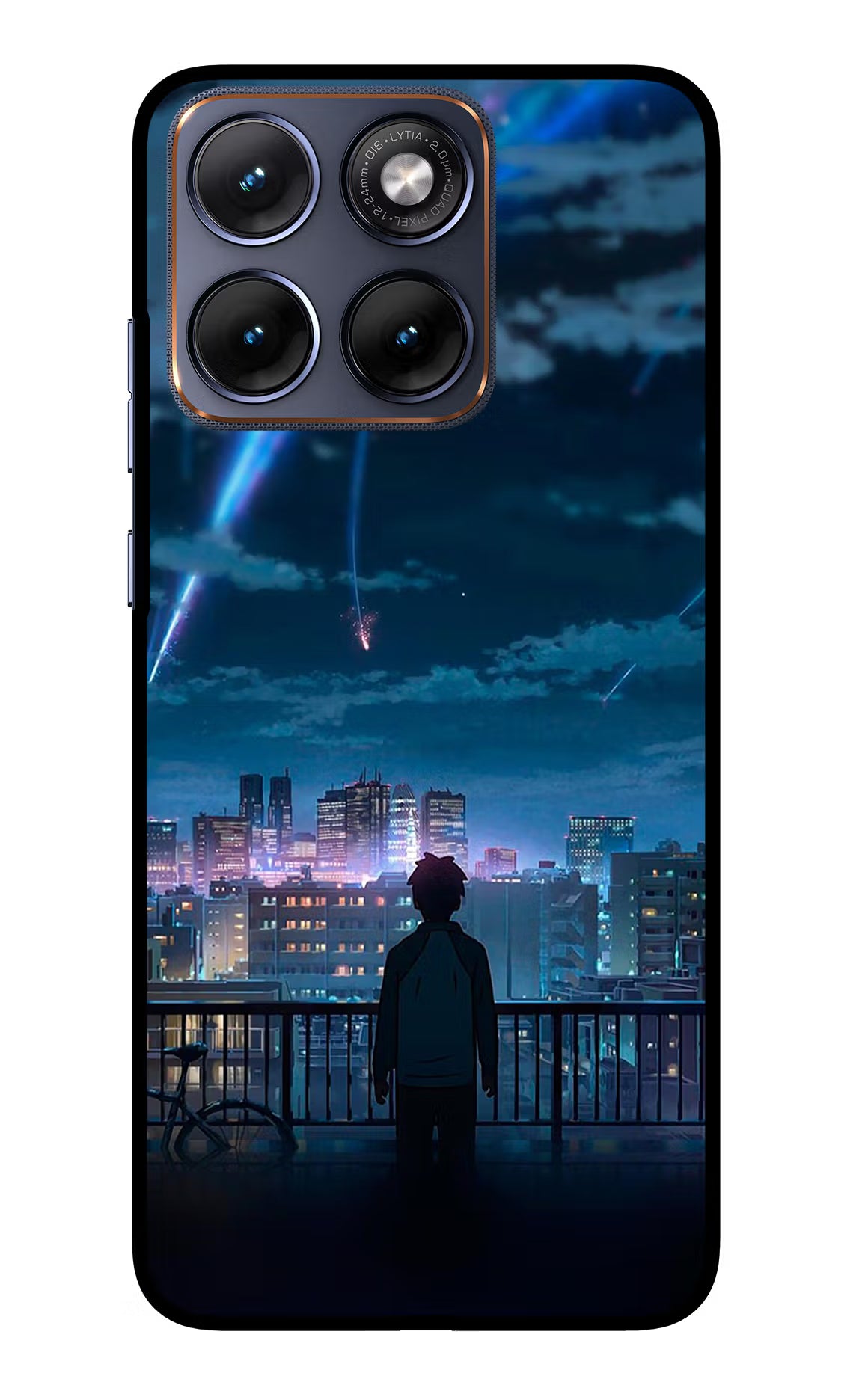 Anime Moto Edge 70 Fusion Glass Case Back Cover by Casekaro
