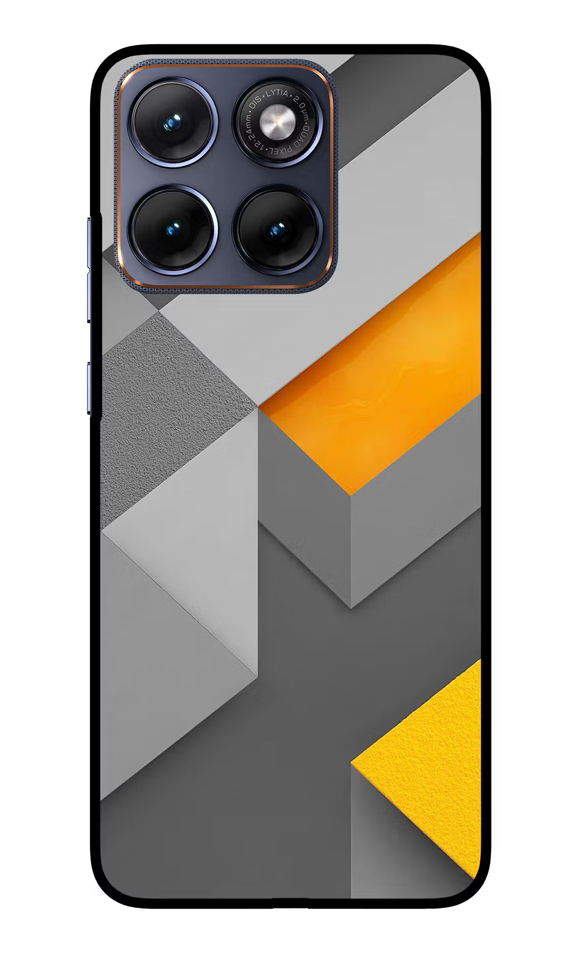 Abstract Moto Edge 70 Fusion Glass Case Back Cover by Casekaro