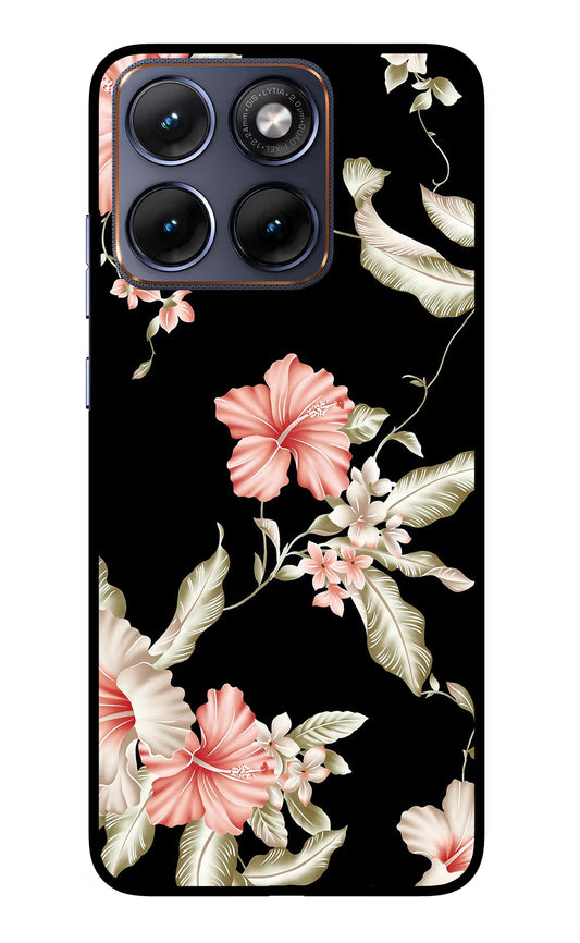 Flowers Moto Edge 70 Fusion Glass Case