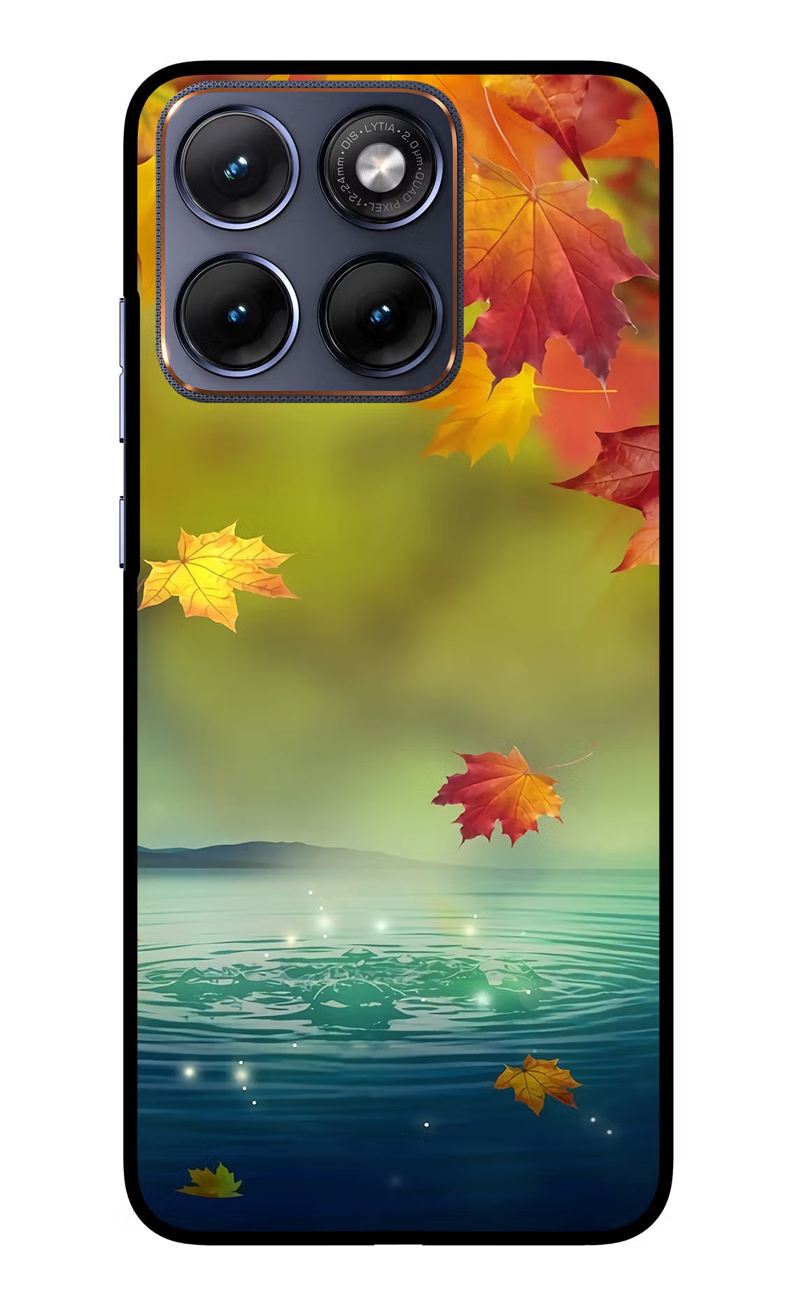 Flowers Moto Edge 70 Fusion Glass Case