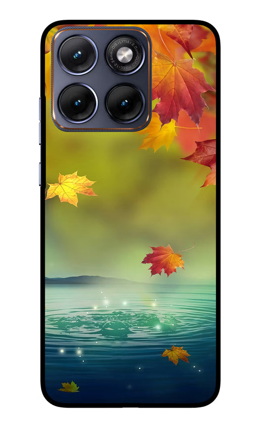 Flowers Moto Edge 70 Fusion Glass Case