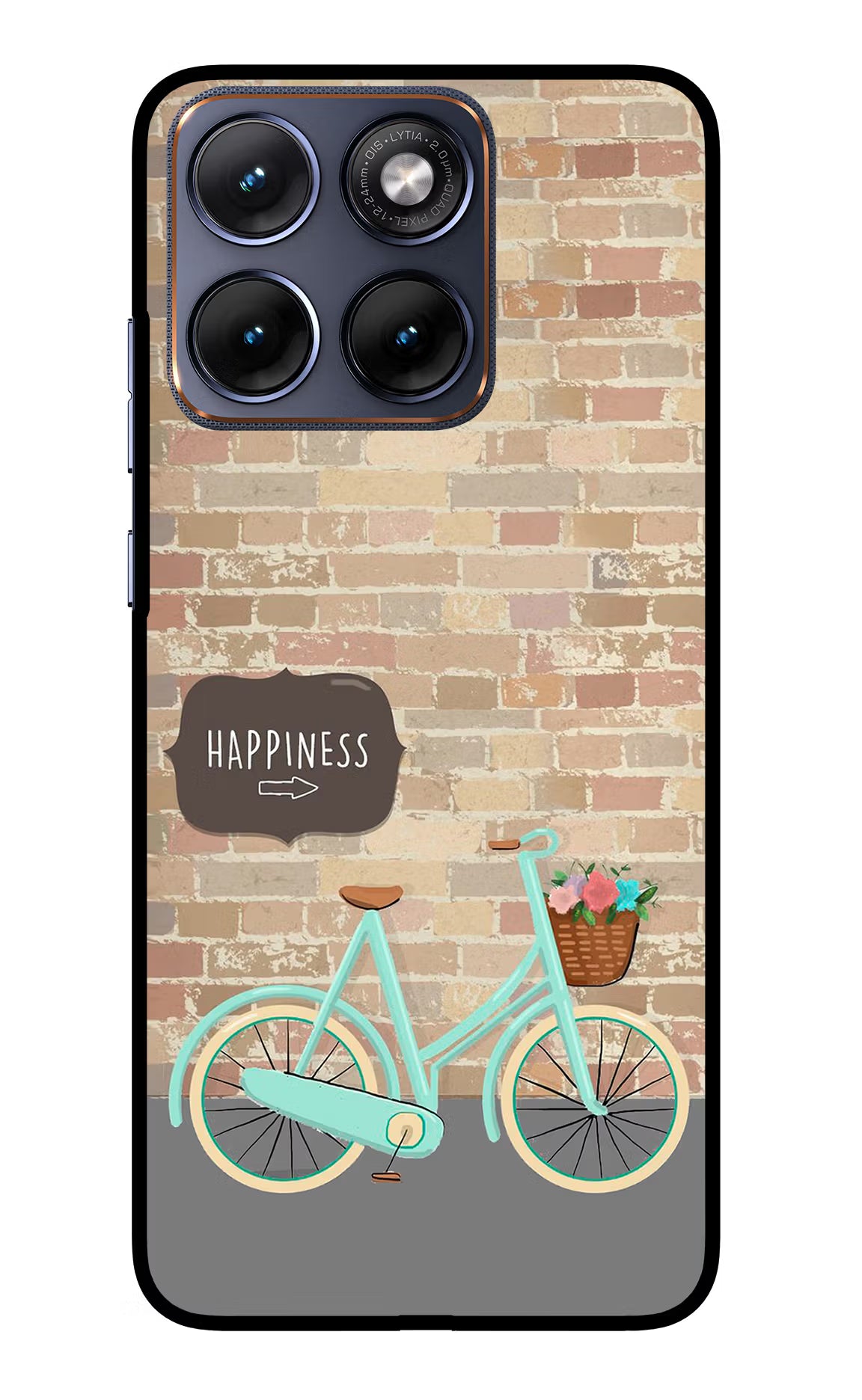 Happiness Artwork Moto Edge 70 Fusion Glass Case