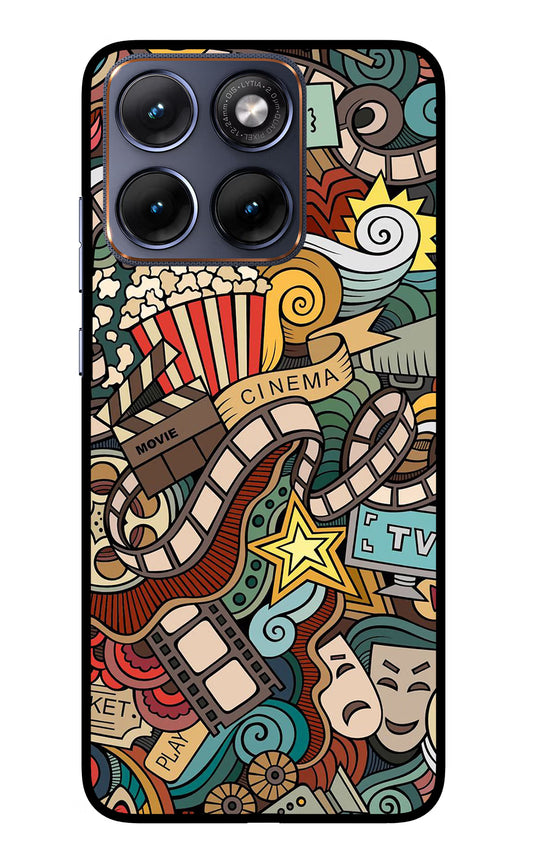 Cinema Abstract Moto Edge 70 Fusion Glass Case
