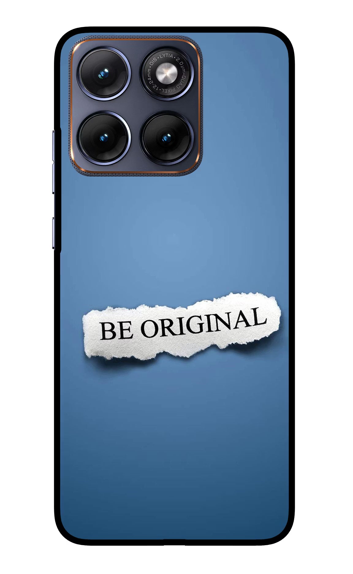 Be Original Moto Edge 70 Fusion Glass Case Back Cover by Casekaro