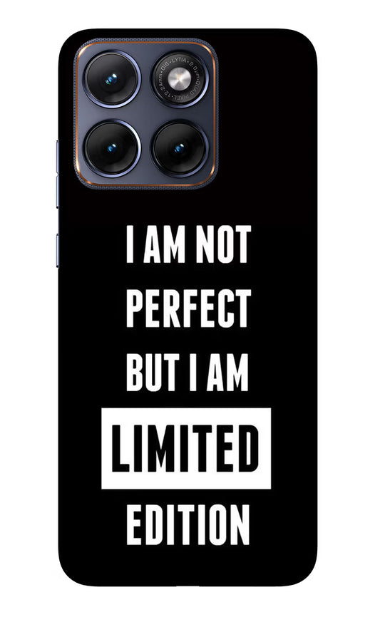 I Am Not Perfect But I Am Limited Edition Moto Edge 70 Fusion Glass Case