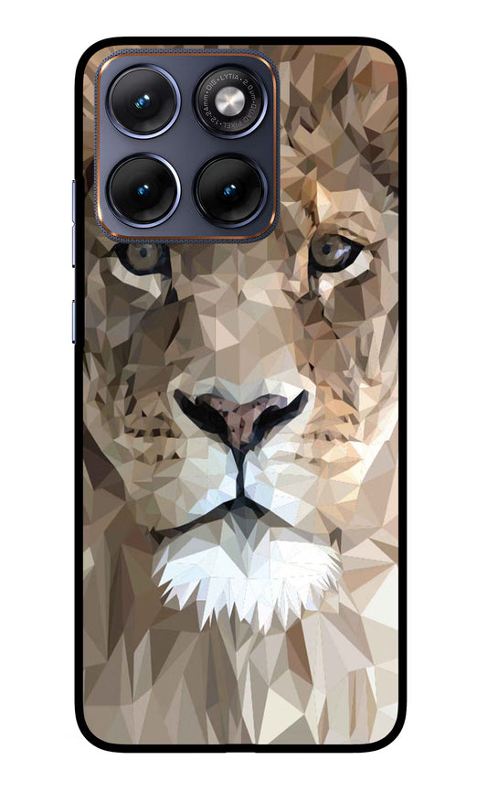 Lion Art Moto Edge 70 Fusion Glass Case