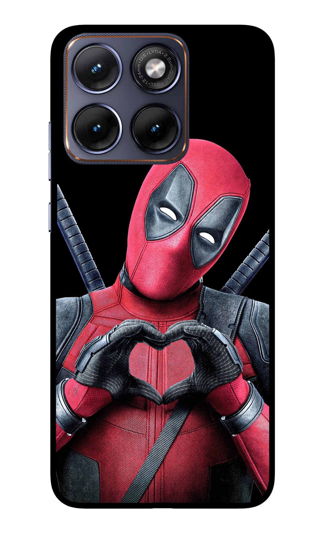 Deadpool Moto Edge 70 Fusion Glass Case