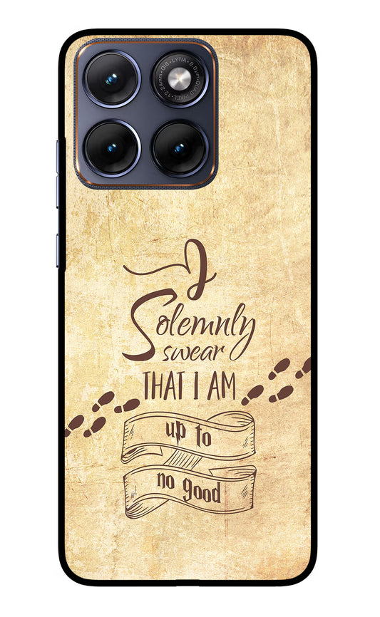 I Solemnly swear that i up to no good Moto Edge 70 Fusion Glass Case