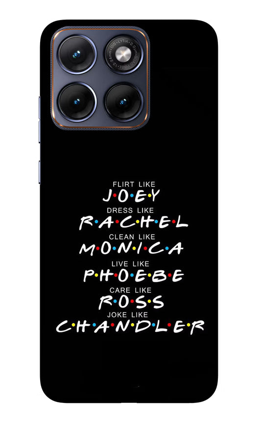 FRIENDS Character Moto Edge 70 Fusion Glass Case