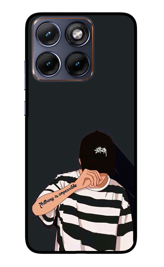Aesthetic Boy Moto Edge 70 Fusion Glass Case