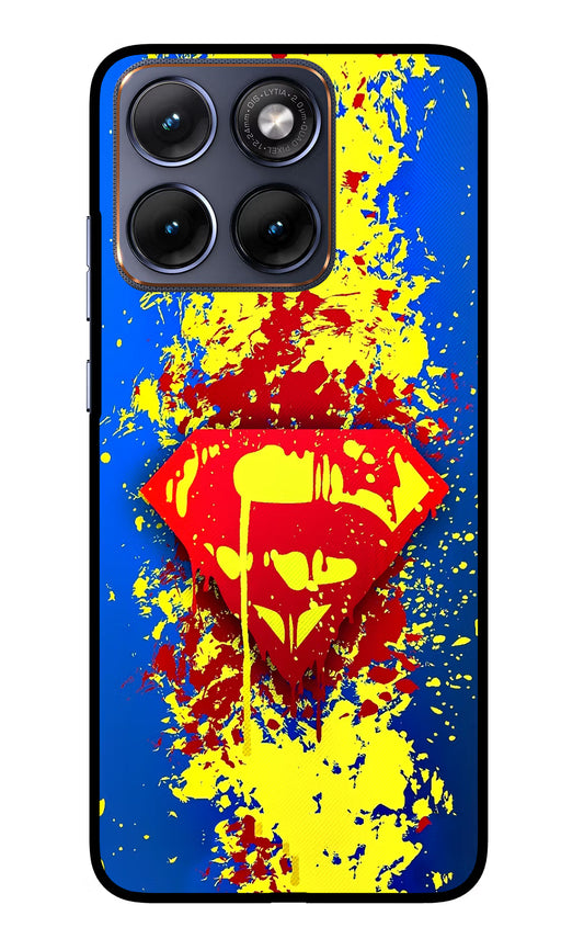 Superman logo Moto Edge 70 Fusion Glass Case