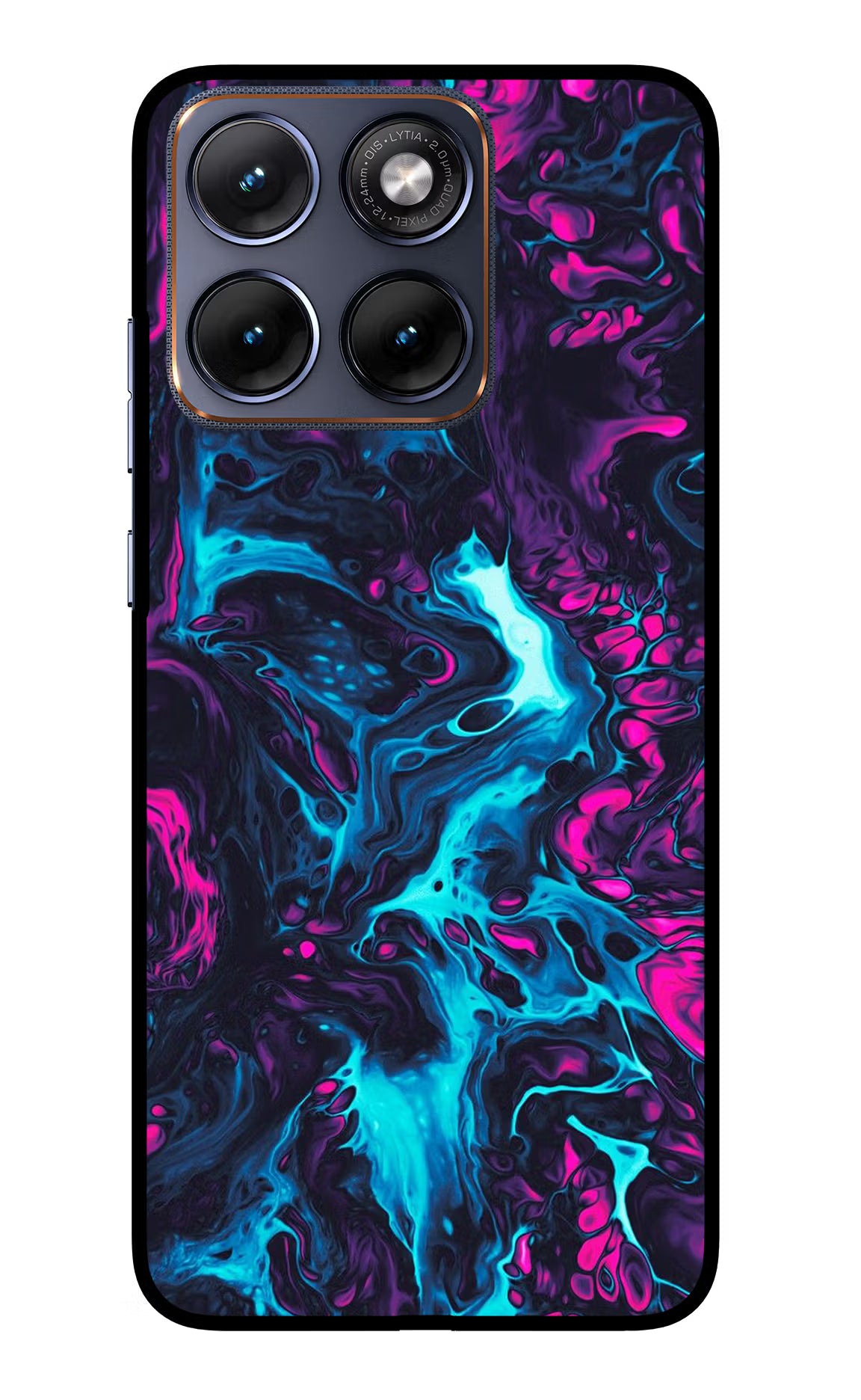 Abstract Moto Edge 70 Fusion Glass Case