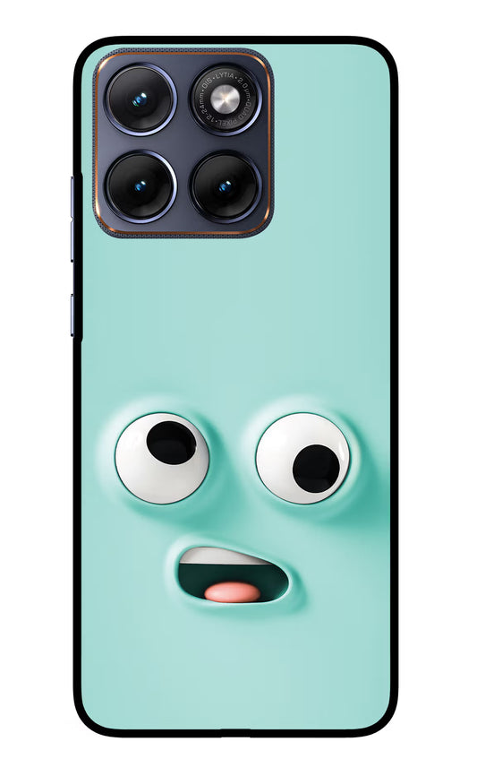 Funny Cartoon Moto Edge 70 Fusion Glass Case