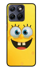 Sponge 1 Moto Edge 70 Fusion Glass Case Back Cover by Casekaro