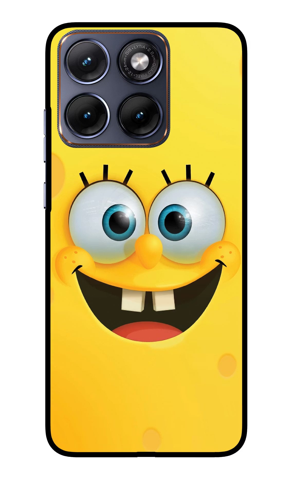 Sponge 1 Moto Edge 70 Fusion Glass Case Back Cover by Casekaro