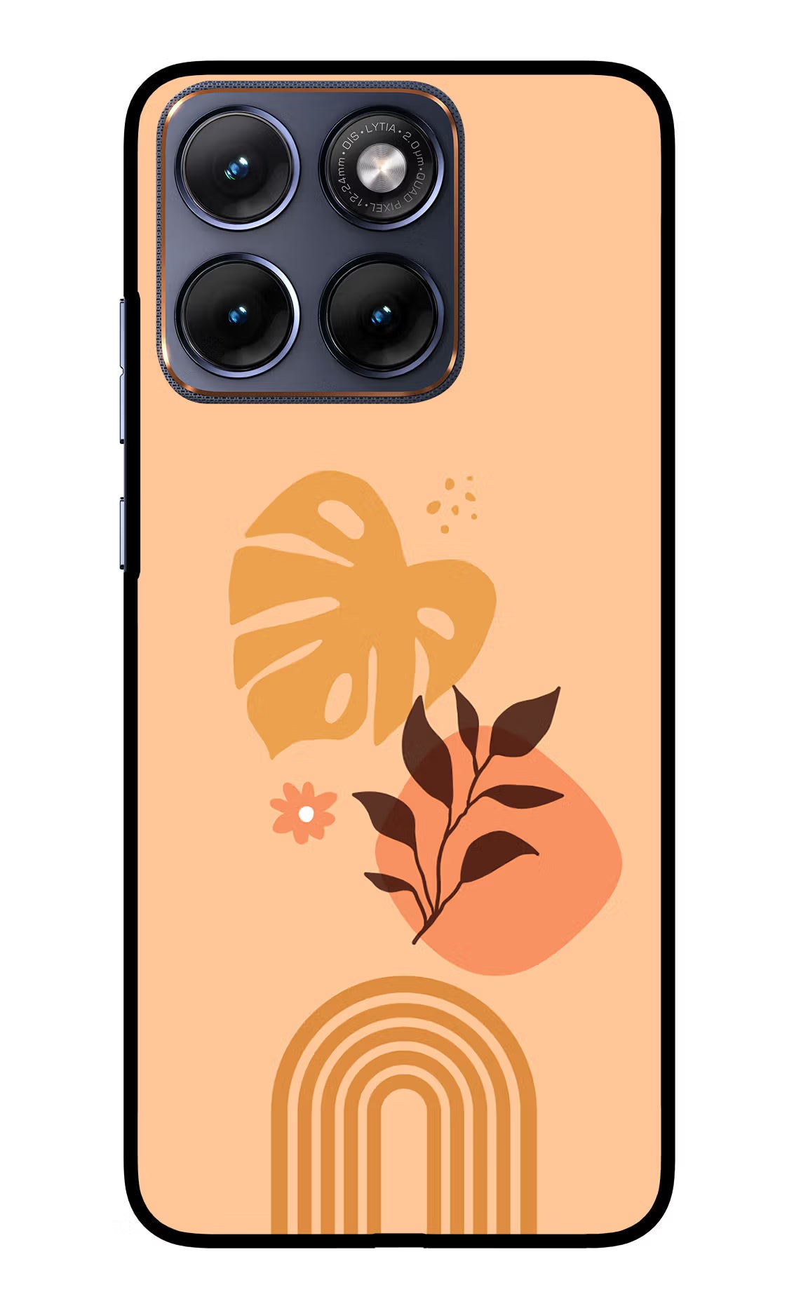 Bohemian Art Moto Edge 70 Fusion Glass Case Back Cover by Casekaro