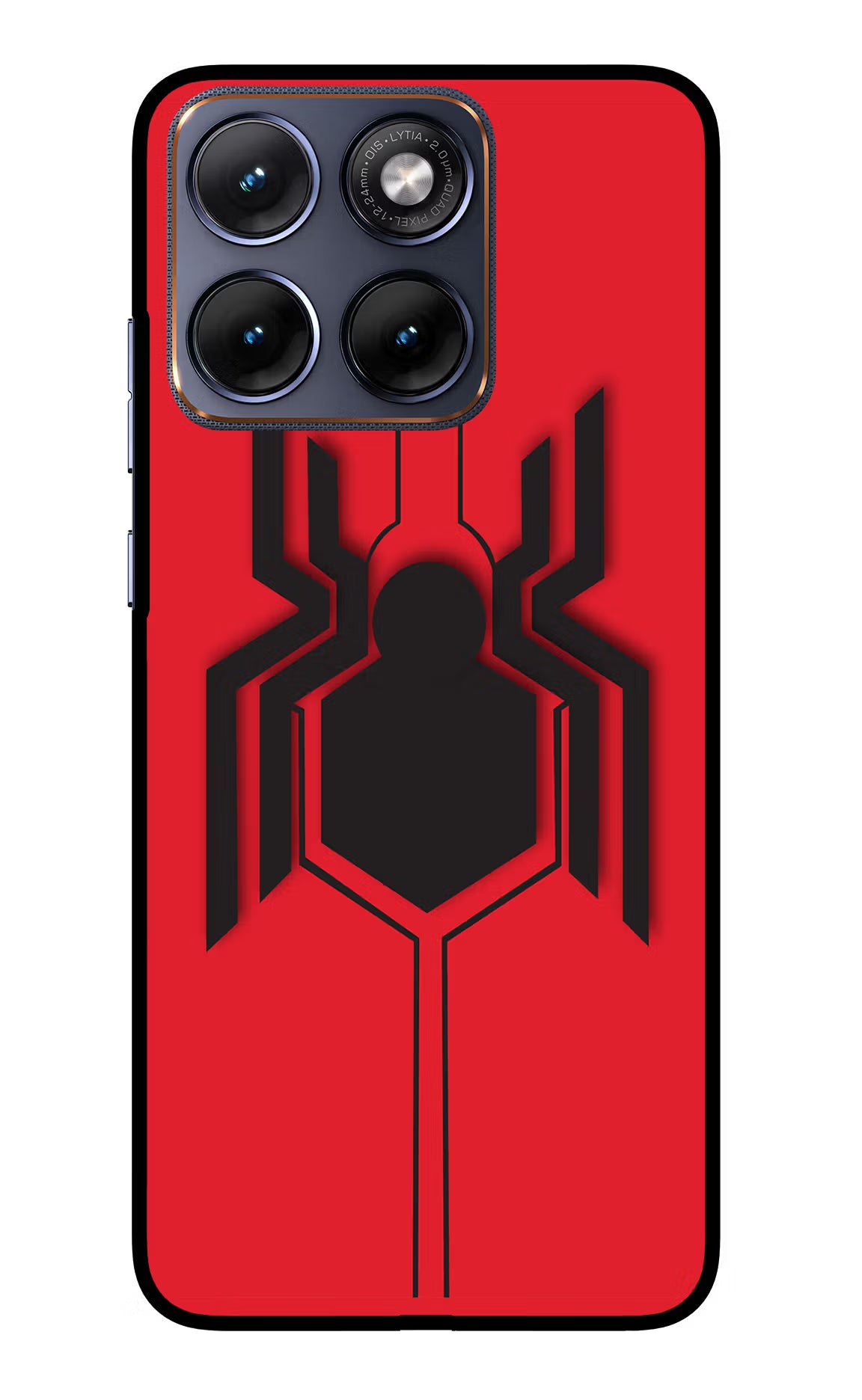 Spider Moto Edge 70 Fusion Glass Case Back Cover by Casekaro