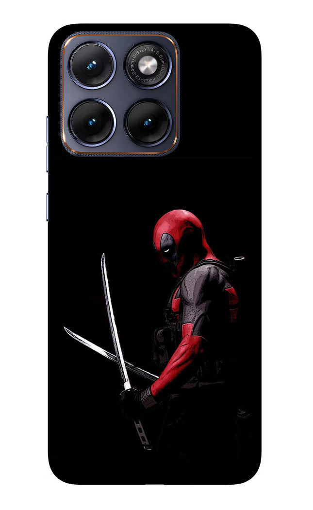 Deadpool Moto Edge 70 Fusion Glass Case