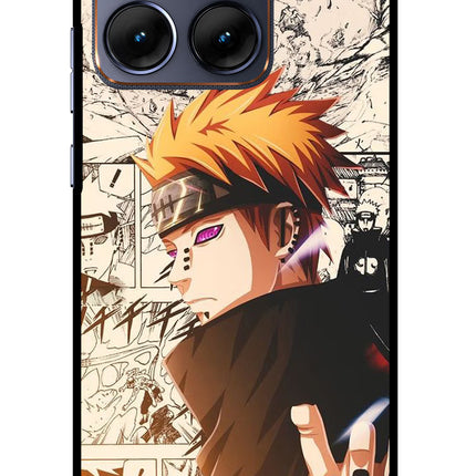 Pain Anime Moto Edge 70 Fusion Glass Case