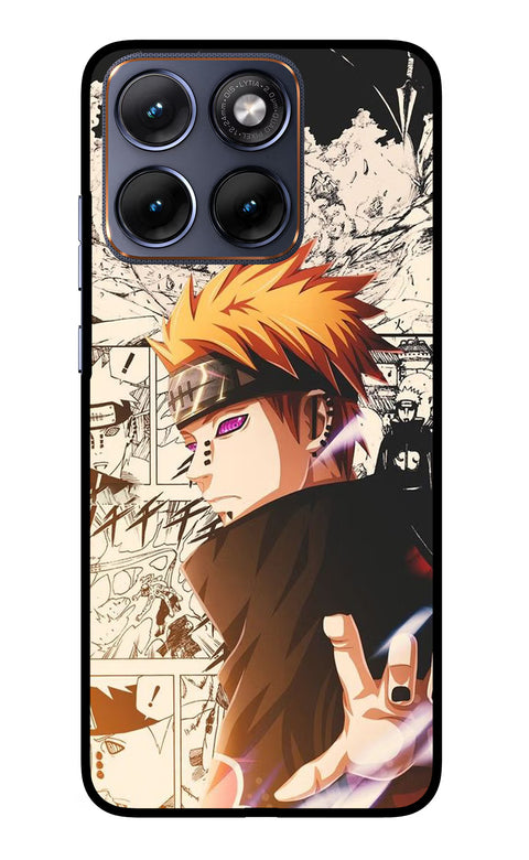 Pain Anime Moto Edge 70 Fusion Glass Case