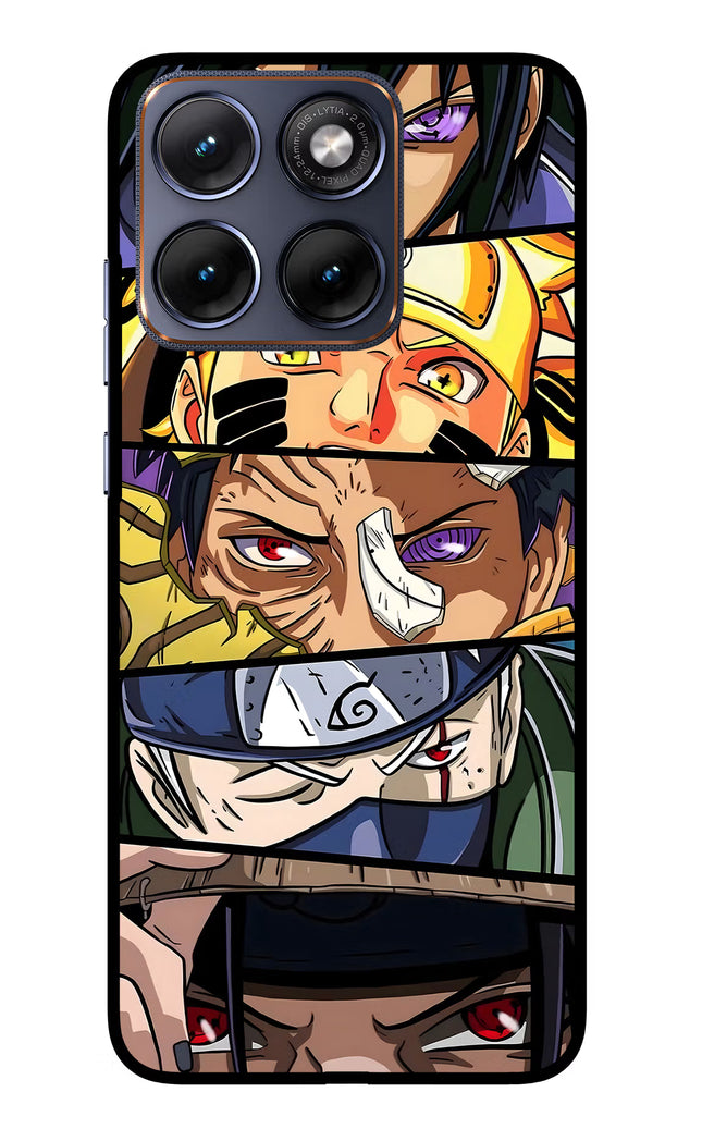 Naruto Character Moto Edge 70 Fusion Glass Case