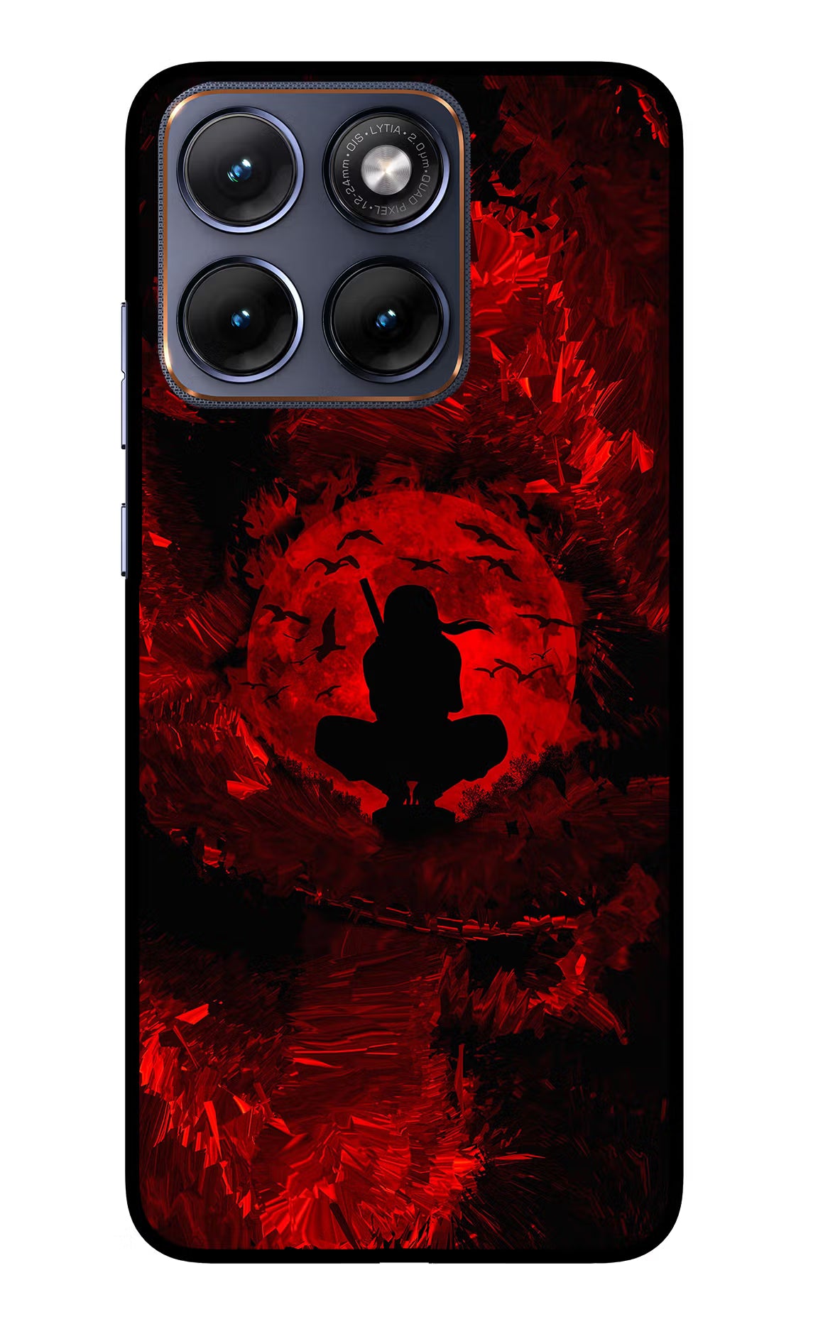 Itachi Uchiha Moto Edge 70 Fusion Glass Case