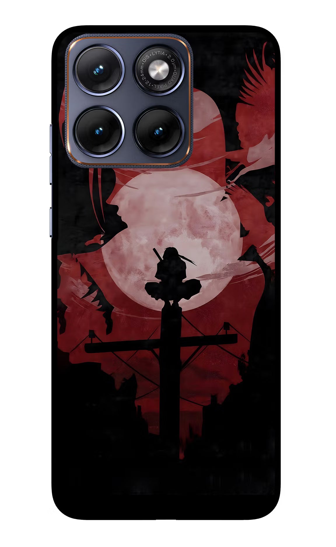 Naruto Anime Moto Edge 70 Fusion Glass Case
