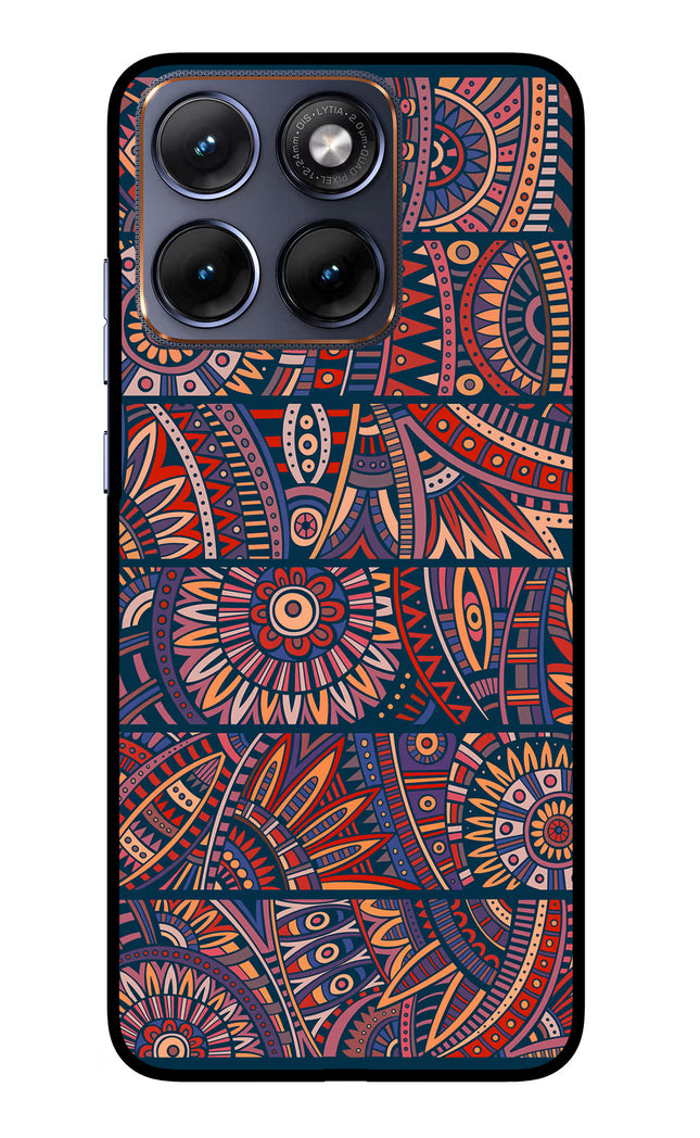 African Culture Design Moto Edge 70 Fusion Glass Case