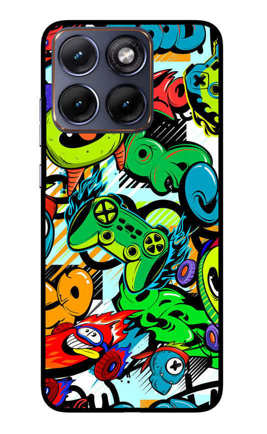 Game Doodle Moto Edge 70 Fusion Glass Case