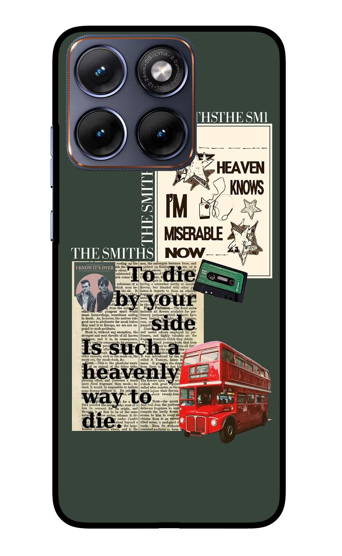 The Smiths Moto Edge 70 Fusion Glass Case Back Cover by Casekaro