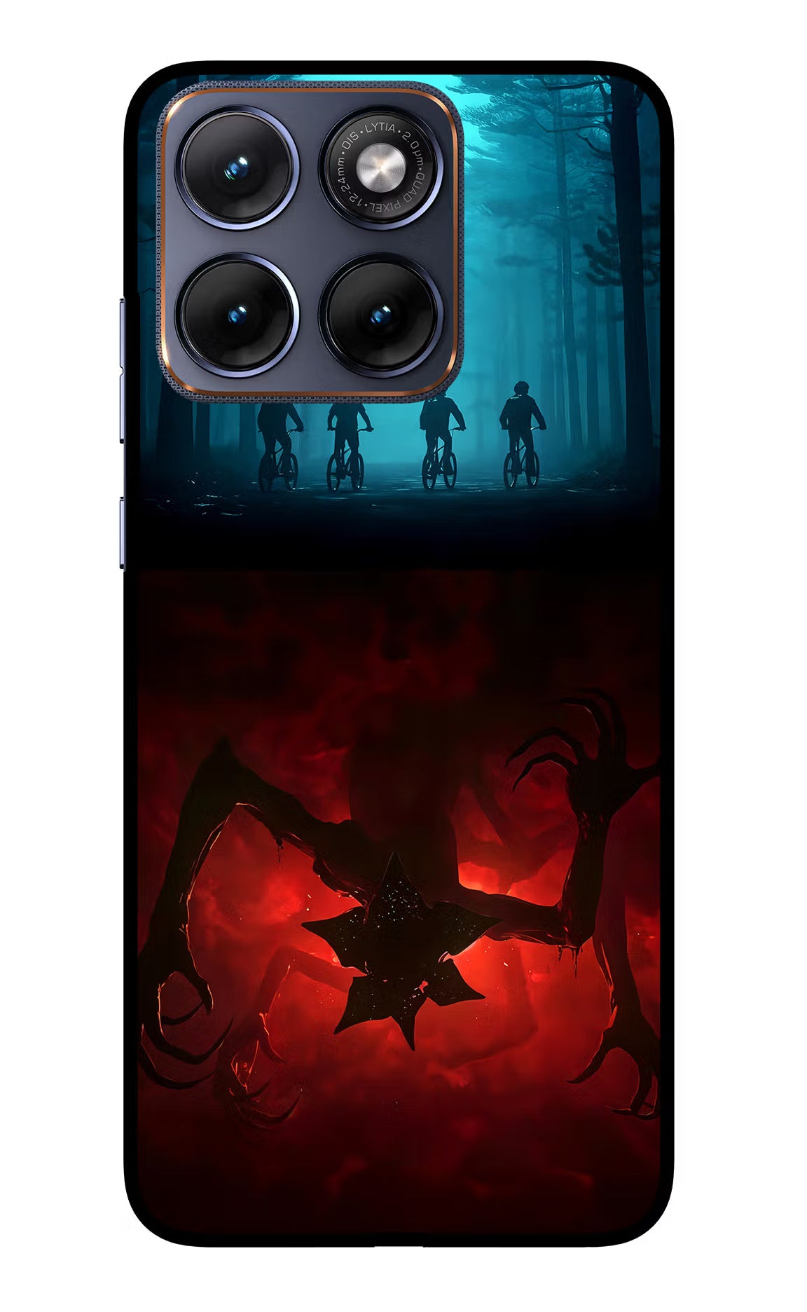 Ordinary Things Downside Up Moto Edge 70 Fusion Glass Case Back Cover by Casekaro