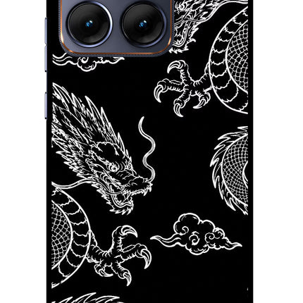 Twin Dragons Moto Edge 70 Fusion Glass Case