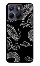 Twin Dragons Moto Edge 70 Fusion Glass Case
