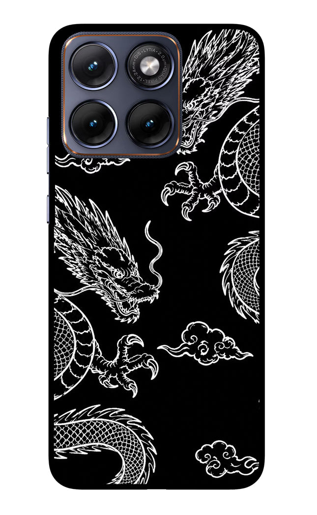 Twin Dragons Moto Edge 70 Fusion Glass Case