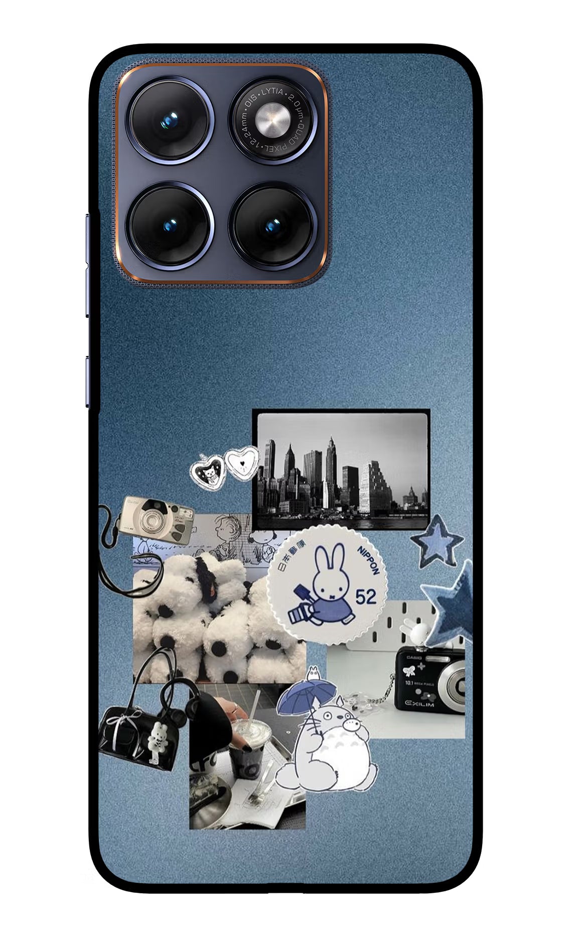 Miffy Moto Edge 70 Fusion Glass Case Back Cover by Casekaro