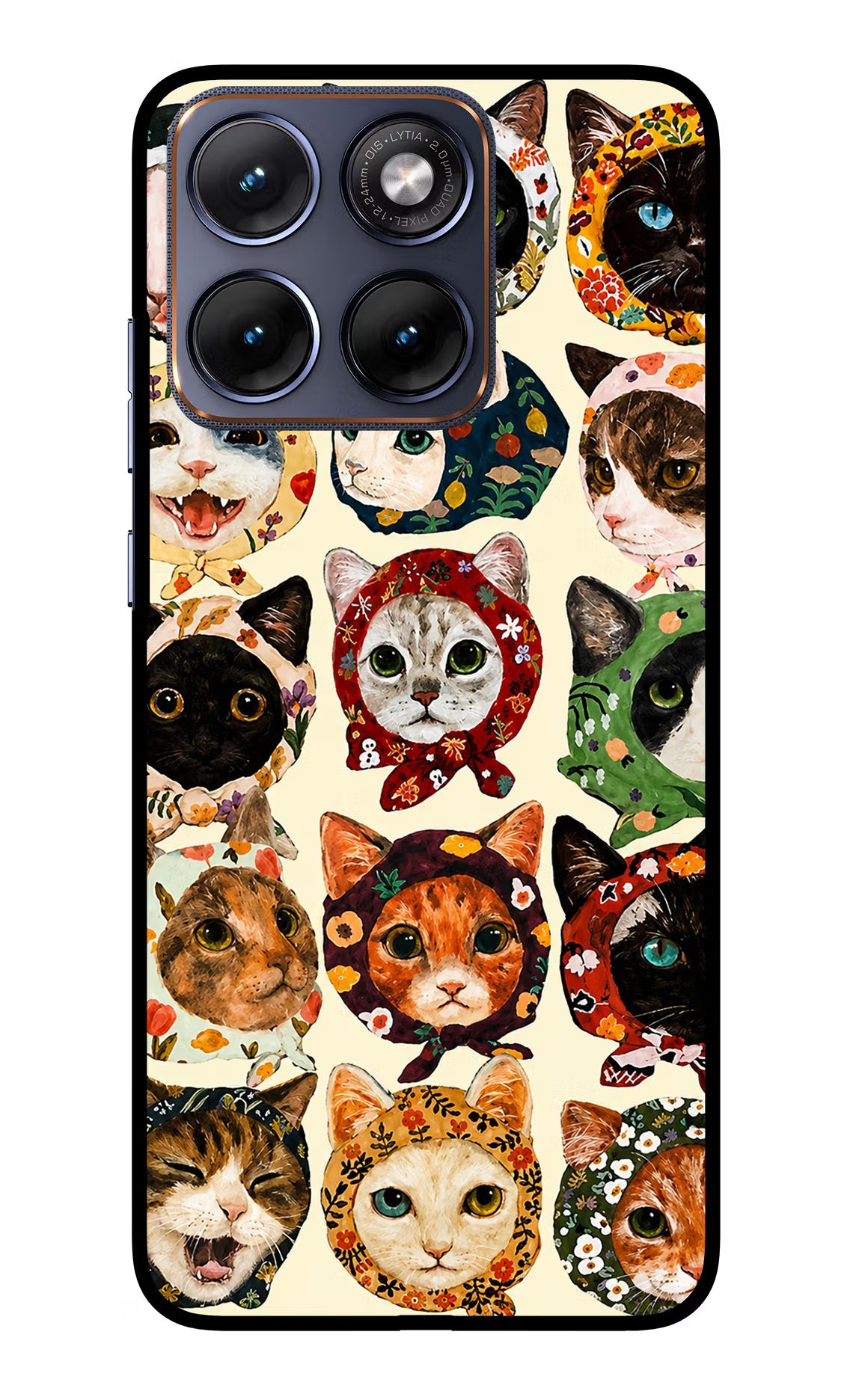 Cool Cat Moto Edge 70 Fusion Glass Case
