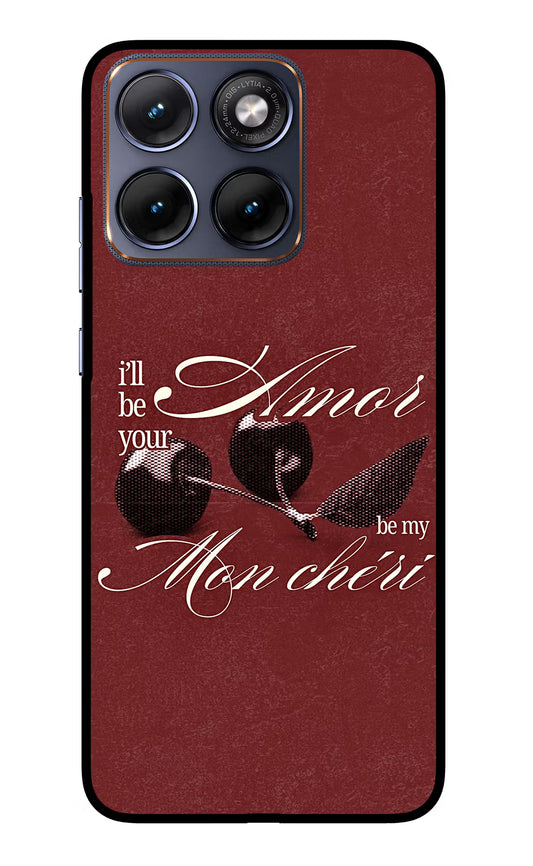 Velvet Cherry Moto Edge 70 Fusion Glass Case