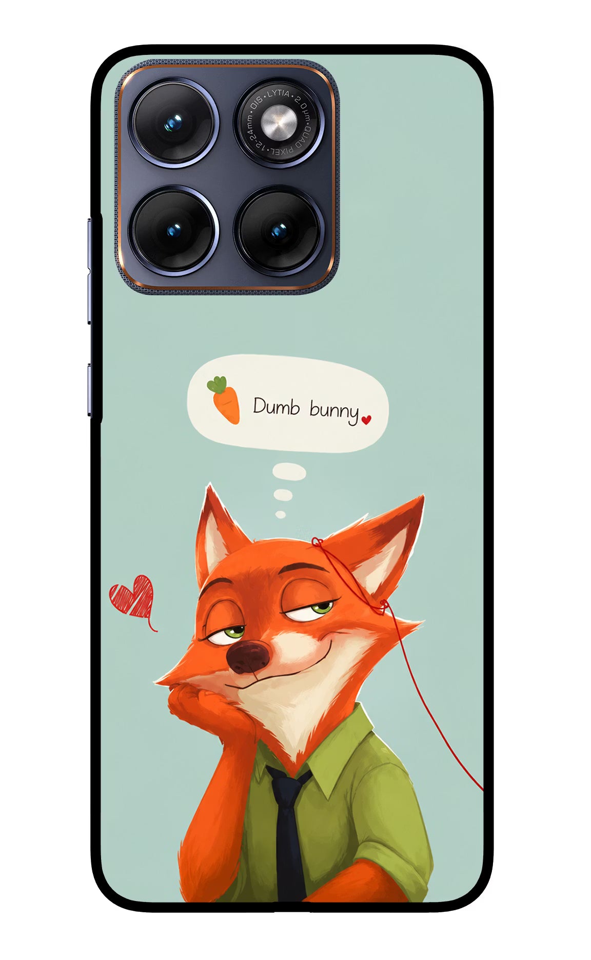 Nick Charm Moto Edge 70 Fusion Glass Case